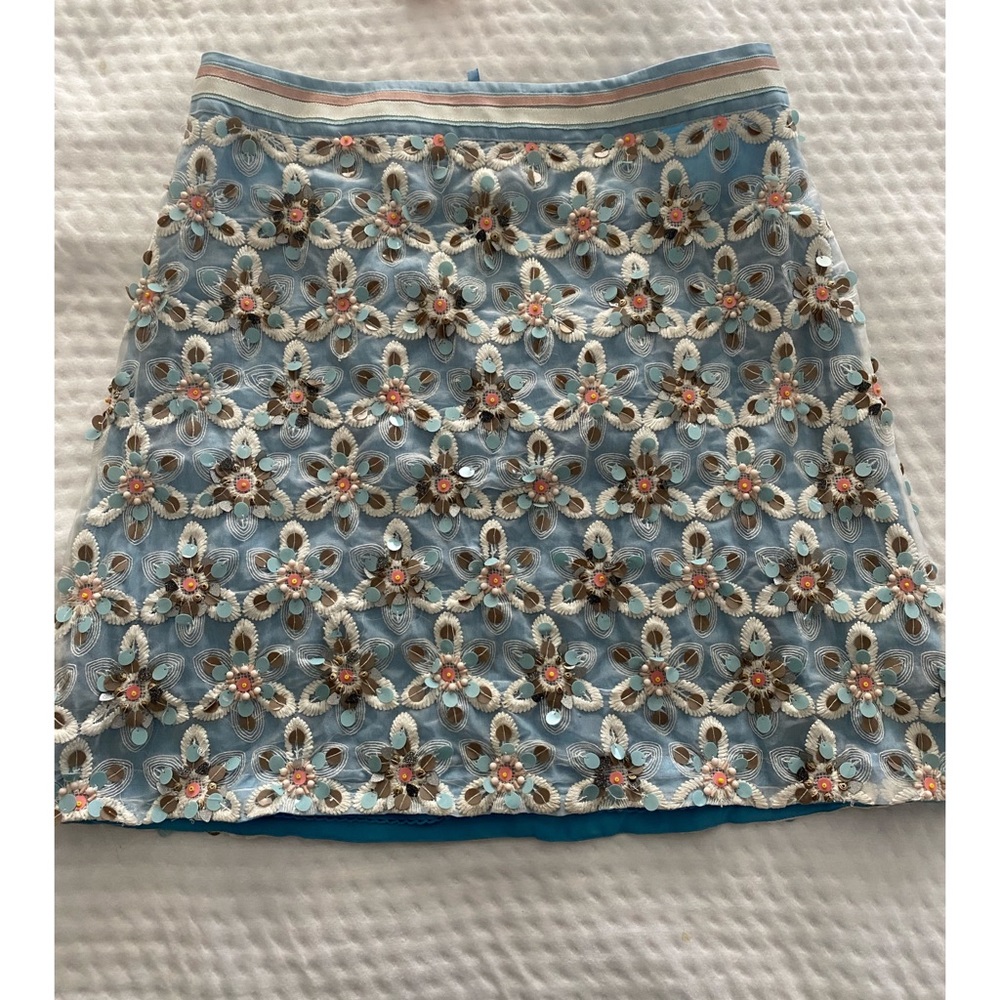 NWT - Anthropologie Beaded Mini Skirt